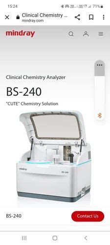 Mindray Fully Auto Biochemistry Analyzer At Rs 550000 Unit Adikmet