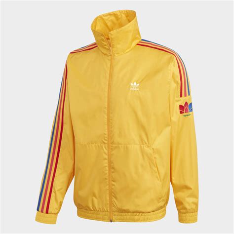 Adidas 3d Trefoil 3 Stripes Track Jacket Yellow Adidas Philippines