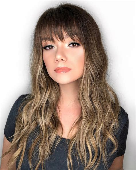 35 Instagram Popular Ways To Pull Off Long Hair With Bangs In 2019 Long