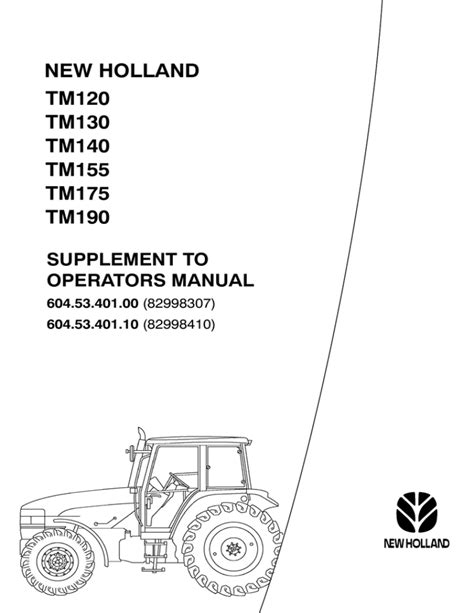 New Holland Tm120 Tm130 Tm140 Tm155 Tm175 Tm190 Manualzz