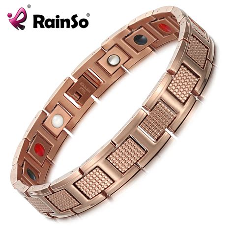 Regen Magnet Armband F R M Nner Mode Edelstahl Schwarz Armb Nder