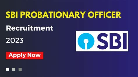 Sbi Probationary Officer Recruitment Posts Apply Online