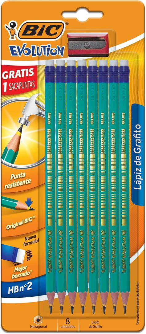 Bic L Pices De Punta Resistente L Piz De Grafito Hb Evolution