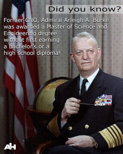 Dvids Images Admiral Arleigh A Burke Did You Know Image 3 Of 6
