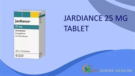 Ppt Jardiance 25mg Tablet Take Charge Of Your Diabetes Buy Now