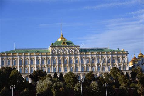 Grand Kremlin Palace of Moscow Kremlin. UNESCO World Heritage Site ...