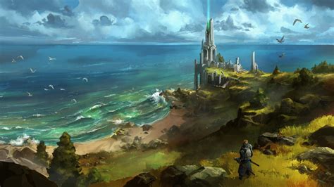 Skyblivion: Gold Coast by Eric He : r/ImaginarySeascapes