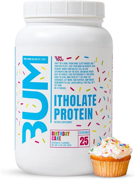 Raw Whey Isolate Protein Powder Birthday Cake Cbum Itholate Protein 100 Grass Fed Sports