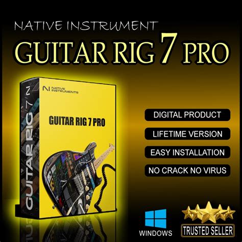 Native Instrument Guitar Rig 7 Guitar Fx For Windows Shopee Malaysia