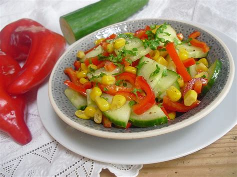 Paprika Gurken Mais Salat Von Jasmin Petra Wenzel Chefkoch