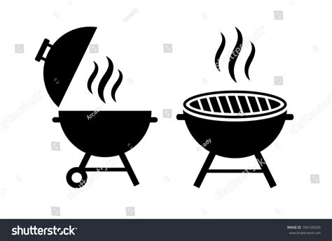 Bbq Grill Silhouette Vector Free