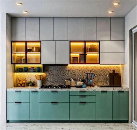 Hdhmr Modern Modular Kitchen Cabinets At Rs Sq Ft In Villianur