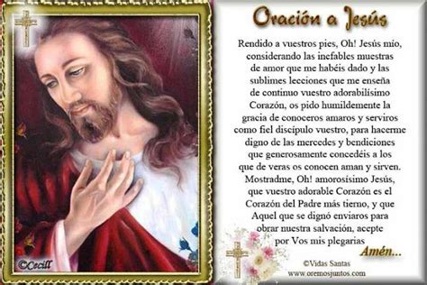 Rincón De La Oración Estampas Oraciones De Jesús