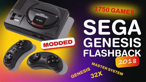 Review Of Modded AtGames 2018 Sega Genesis Flashback 1750 Games