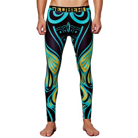 Sexy Mens Leggings Running Tights Men Compression Pants For Man Sport