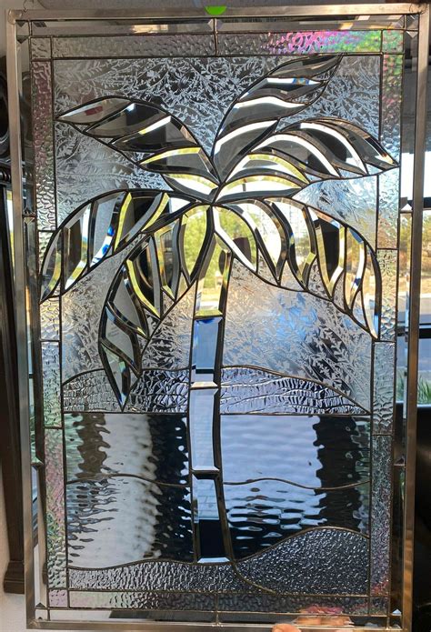 Palm Tree Stained Glass Pattern