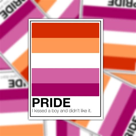Lesbian Pride Pantone Swatch Inspired Lgbtq Vinyl Sticker Etsy