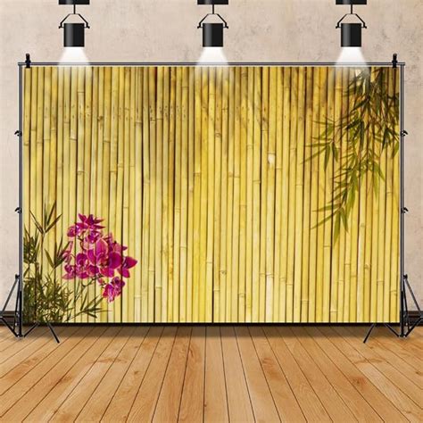 Amazon Leowefowa 20x10ft Vinyl Chinese Bamboo Backdrop Blooming