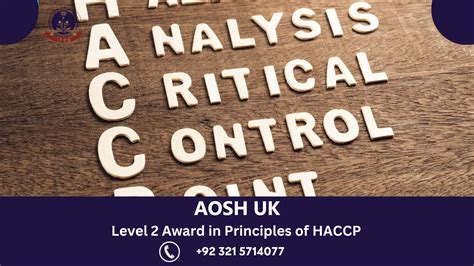 Aosh Uk Level 2 Award In Principles Of Haccp