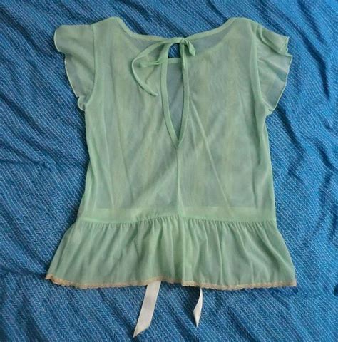 Cookie S Vide Dressing Haut En R Sille Et Dentelle Vert Pastel T