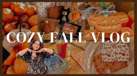 Fall Vlog Pumpkin Patch Bookstore Fall Book Haul Cozy Fall