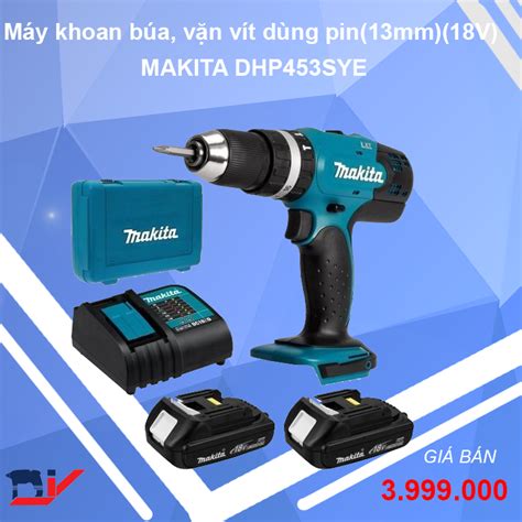 Máy khoan Pin Makita DHP453 18V