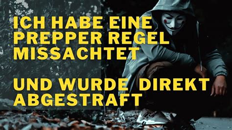 Ich Habe Eine Regel Gebrochen Und Wurde Unsanft Darauf Hingewiesen