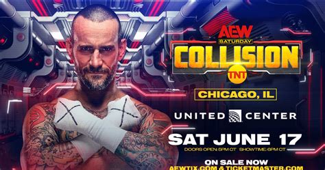 Aew Collision Update On Cm Punks First Opponent And Main Event Of