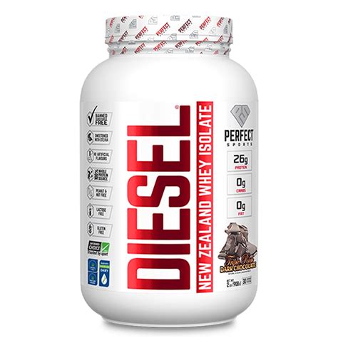 Diesel New Zealand Whey Isolate Protein Triple Dark Chocolate 2lbs Goods Health And Wellness