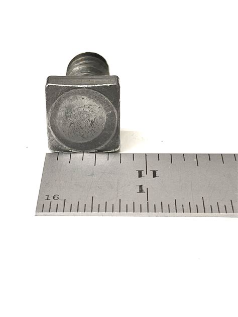 X Square Head Lag Bolt Screw Steel Antique X