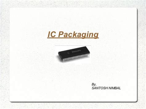 Ic Packaging