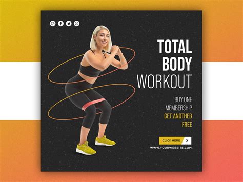 Fitness Gym Banner Gym Banner Gym Workouts Banner
