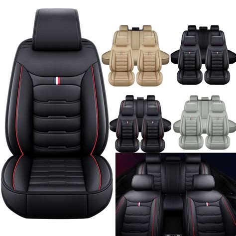 For Honda Cr V Leather Front Rear Car Seat Covers 5 Seats Protectors Full Set Philippine