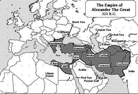 Alexander The Great Empire 323 Bc Worldhistorymapsalexanderthe