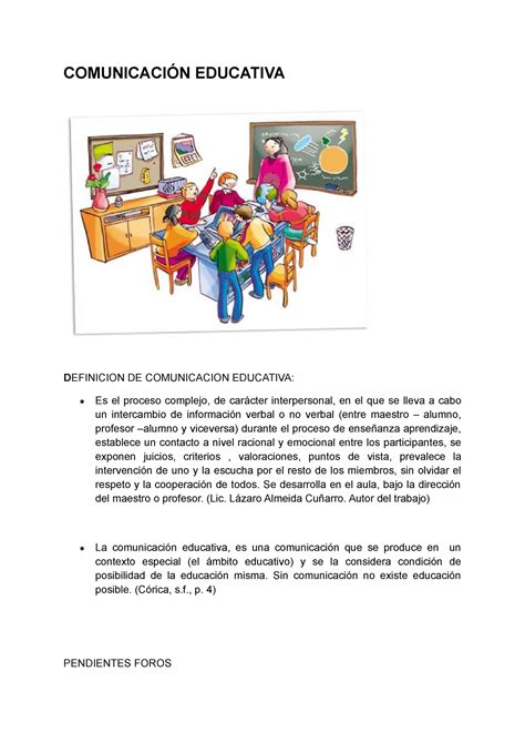 Desarrollo Comunicacion Educativa Comunicaci N Educativa Definicion