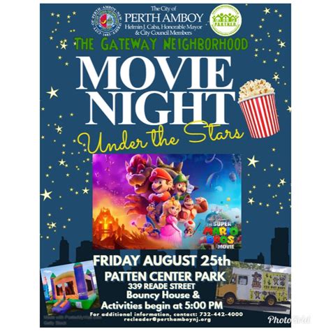 Movie Night Under The Stars Perth Amboy Now