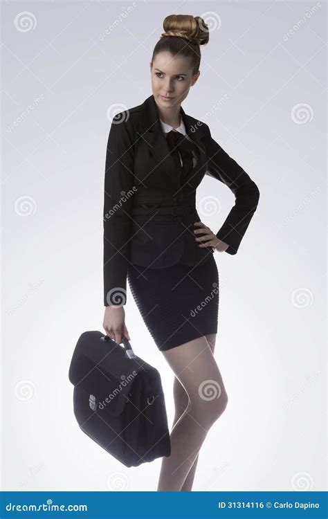 Blonde Business Woman Posing Stock Photo Image Of Lady Adult