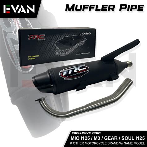 EVAN PH TRC Power Muffler Exhaust Pipe With Removable Silencer For NMAX