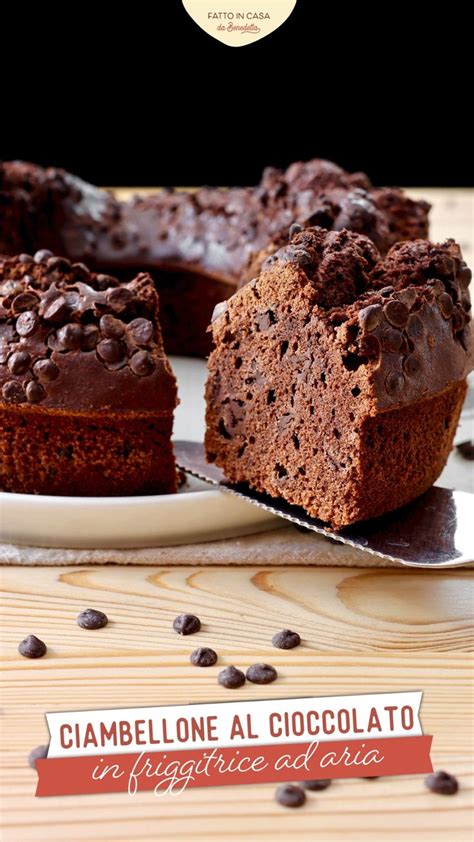 Ciambellone Al Cioccolato In Friggitrice Ad Aria Fatto In Casa Da