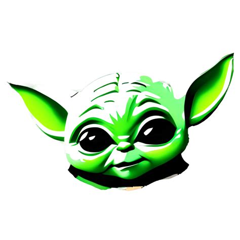 Baby Yoda Digital Clip Art · Creative Fabrica