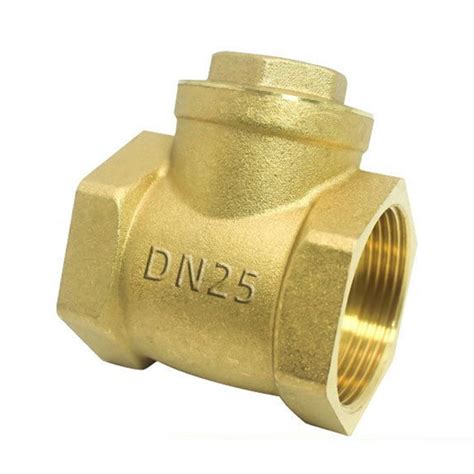 Water Meter Internal Thread Check Valve Brass Check Valve 1 Inch