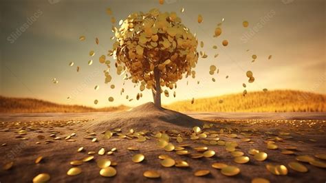 The Wealthy Symbolism Of A Money Tree Comes To Life With 3d Rendering ...