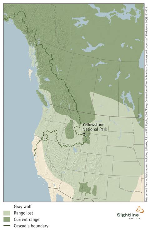 Gray Wolf Habitat Map