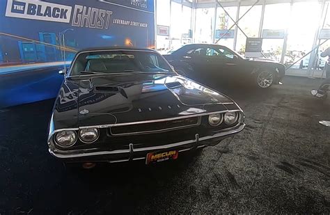 The Infamous 1970 Dodge Challenger "Black Ghost" Meets 2023 Sibling at ...