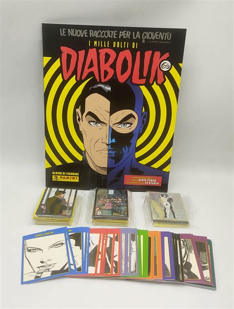 I Mille Volti Di Diabolik Figurine Album Vuoto Set Completo