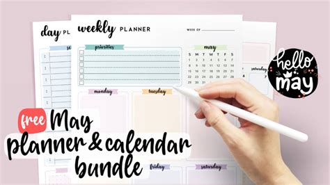 FREE Printable Monthly Planner - World of Printables