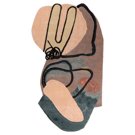 Seated Nude Doodles Rug By Faye Toogood For Cc Tapis For Sale At StDibs