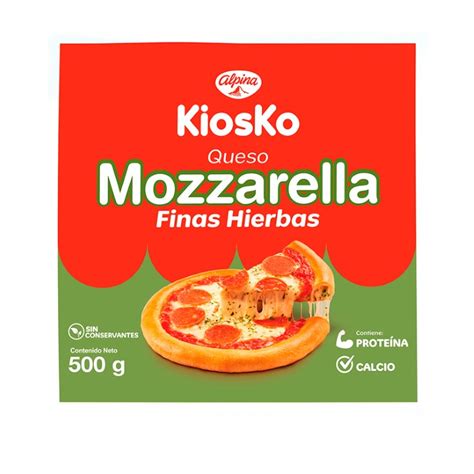 Kiosko Queso Mozzarella Finas Hierbas Gr Supermercadosantamaria