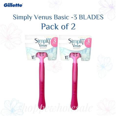 Gillette Simply Venus Basic Disposable Razor Blades S Shopee