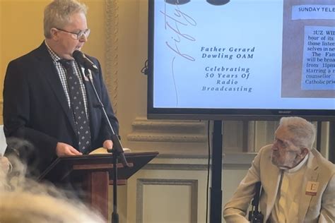 Father Gerard Dowling Honoured At Parliament House Rsn Racing And